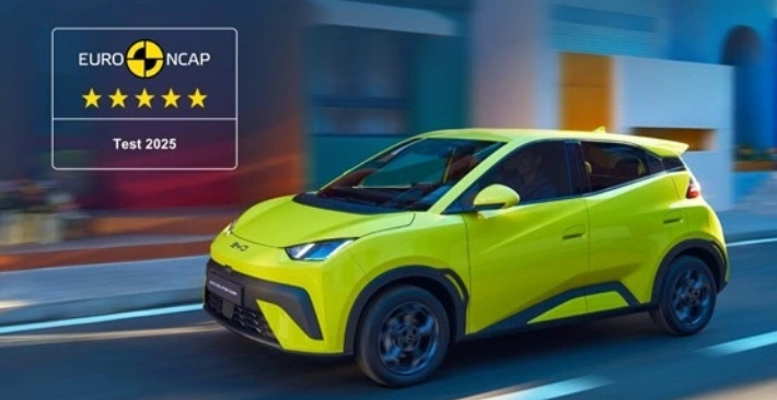 BYD Dolphin Surf đạt chứng nhận an toàn tối đa 5 sao Euro Ncap